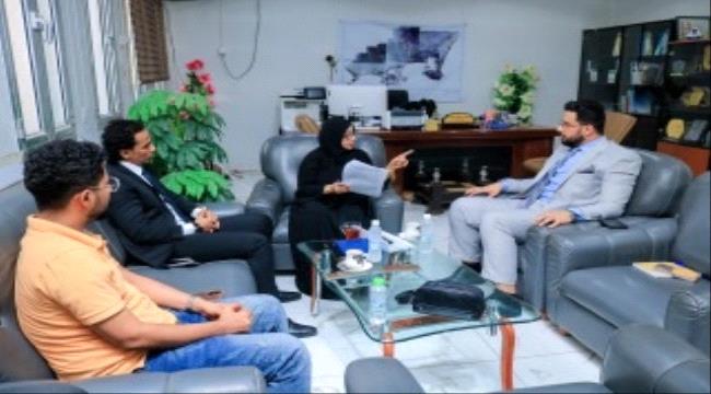 الوكيل عبدالرؤوف السقاف يزور مكتب التخطيط والتعاون الدولي بالعاصمة عدن