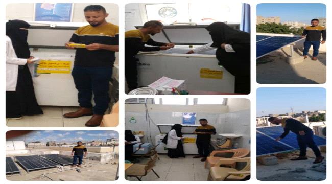 مدير صحة الشيخ عثمان يوجه مسؤول امداد وتموين اللقاحات بالنزول الى اقسام التحصين في المرافق الصحية بالمديرية